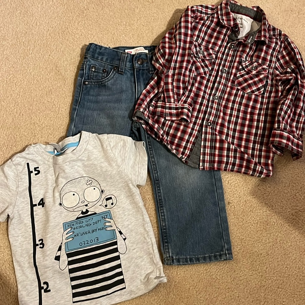 2T Levi’s, Calvin Klein, little Marc Jacobs bundle